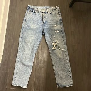 Extra High Rise Distressed Jeans